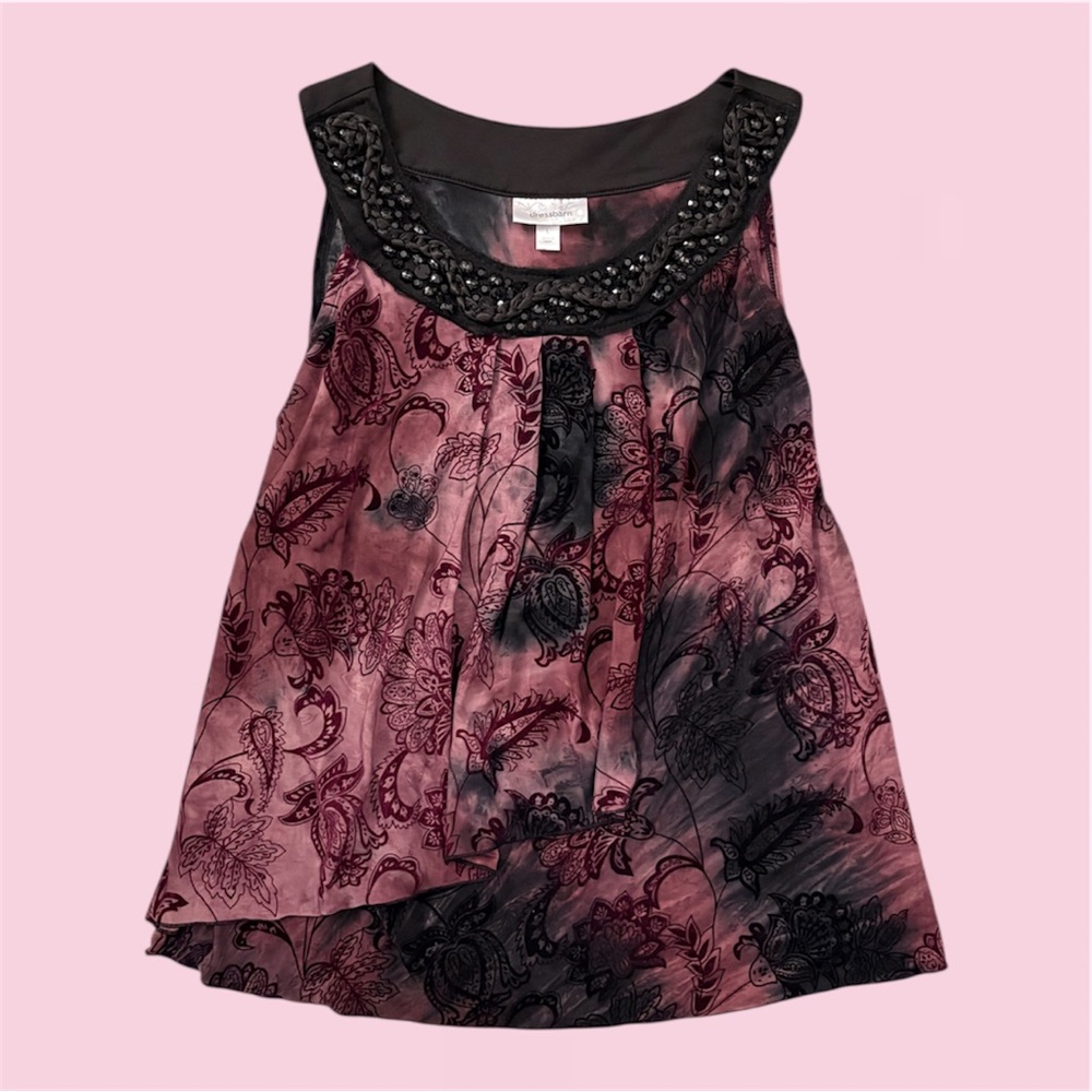 Flowy asymmetrical Dressbarn tank top- Size L